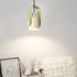 Contemporary Nordic Cream Iron Hardware Round Adjustable 1-Light Pendant Light For Living Room