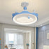 Contemporary Creative Kids Crown Iron Plastic LED Semi-Flush Mount Ceiling Light For Bedroom