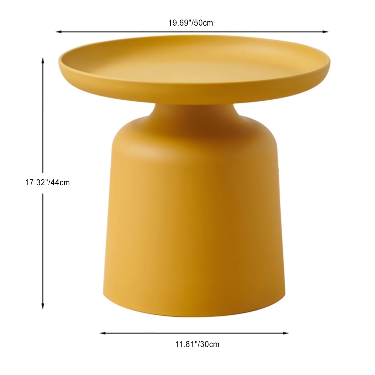 Contemporary Scandinavian Round Plastic PVC Coffee Table For Living Room