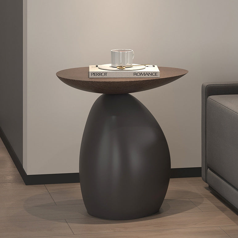 Irregular Round Table Contemporary Scandinavian Round Irregular Base Resin Coffee Table For ...