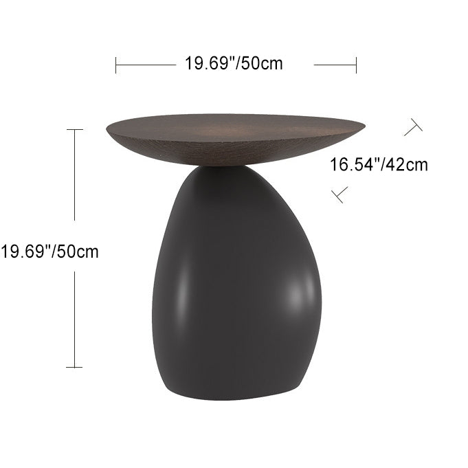 Irregular Round Table Contemporary Scandinavian Round Irregular Base Resin Coffee Table For ...