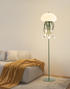 Modern Art Deco Iron Acrylic Jellyfish LED Standing Floor Lamp For Living Room