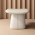 Modern Minimalist Square Microfiber Leather Solid Wood Vanity Stool Backless Armless For Bedroom