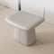 Modern Minimalist Square Microfiber Leather Solid Wood Vanity Stool Backless Armless For Bedroom