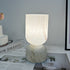 Modern Minimalist Cylinder Funnel Glass 1-Light Table Lamp For Bedroom