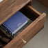 Traditional French Rectangular Wood End Table 1-Drawer For Living Room
