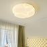 Modern Minimalist PE Cookie Cloud Shape Iron LED Flush Mount Ceiling Light For Bedroom