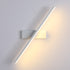 Modern Simplicity Strip Rectangle Aluminum Iron Silicone LED Wall Sconce Lamp For Bedroom