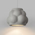 Traditional Japanese Wabi-Sabi Imitation Cement Texture Bubble Shade 1-Light Pendant Light For Living Room