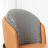 Contemporary Nordic Leather Fabric Iron Sponge Square Wraparound Dining Chair Backrest For Living Room