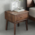 Traditional French Rectangular Wood End Table 1-Drawer For Living Room