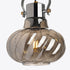 Modern Simplicity Iron Glass Pumpkin Shade 1/3-Light Island Light Chandelier For Dining Room