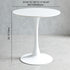 Modern Minimalist Round MDF Iron Base Coffee Table For Living Room