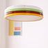 Contemporary Scandinavian Macron Iron Disc Splicing LED Flush Mount Ceiling Light For Bedroom