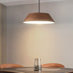 Contemporary Creative Round Trapezoidal Iron Acrylic LED Pendant Light For Living Room