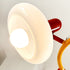 Contemporary Nordic Iron Ring Glass Shade Rabbit Decor 3/5/6-Light Chandelier For Living Room