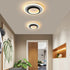 Modern Simplicity Iron Acrylic Circle LED Flush Mount Ceiling Light For Living Room