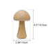 Contemporary Creative USB Mushroom Wood LED Table Lamp For Bedroom