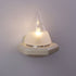 Modern Minimalist Cone Iron Ceramic Glass 1-Light Wall Sconce Lamp For Bedroom