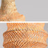 Traditional Chinese Conch Shape Hardware Bamboo 1-Light Pendant Light For Living Room