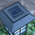 Traditional European Waterproof Solar ABS PC Plastic Rectangular LED Landscape Lighting For Garden