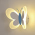 Contemporary Creative Acrylic Butterfly Design Iron LED Wall Sconce Lamp For Bedroom