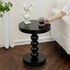 Traditional Vintage Round Beaded Wooden Coffee Table For Living Room