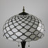 Traditional Tiffany Mediterranean Dragonfly Stained Glass Dome Shade 2-Light Standing Floor Lamp For Home Office