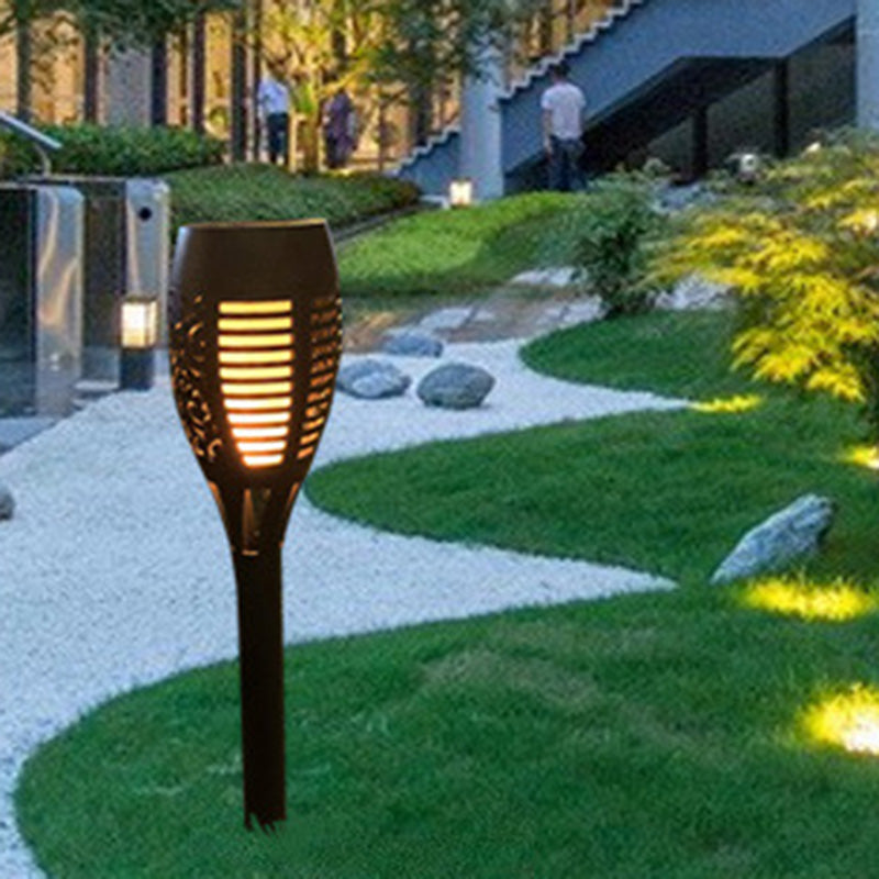 Traditional European Waterproof Solar ABS Torch LED Landscape Lighting Outdoor Light For Garden