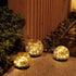 Modern Art Deco Waterproof Solar Plastic Copper Wire Glass Ball LED Landscape Lighting Outdoor Light For Garden