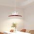 Contemporary Nordic Iron Crown Decor Flying Saucer Shade LED Pendant Light For Dining Room