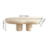 Modern Minimalist Cream Clouds Density Board Coffee Table For Living Room