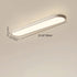 Modern Simplicity Aluminum Acrylic Strip LED Flush Mount Ceiling Light For Hallway