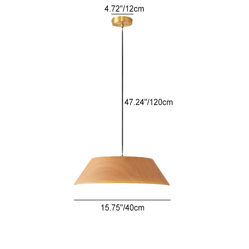 Contemporary Creative Round Trapezoidal Iron Acrylic LED Pendant Light For Living Room