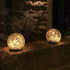 Modern Art Deco Waterproof Solar Plastic Copper Wire Glass Ball LED Landscape Lighting Outdoor Light For Garden