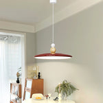 Contemporary Nordic Iron Crown Decor Flying Saucer Shade LED Pendant Light For Dining Room