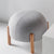 Contemporary Scandinavian Ladybug Shape Cotton Linen Pouf Low Stool For Living Room