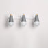 Modern Simplicity Wood Iron Horn Cone 1/2/3 Light Wall Sconce Lamp For Bedside