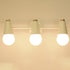 Modern Simplicity Wood Iron Horn Cone 1/2/3 Light Wall Sconce Lamp For Bedside