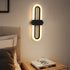 Contemporary Simplicity Oval Iron Acrylic LED Wall Sconce Lamp For Living Room