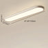 Modern Simplicity Aluminum Acrylic Strip LED Flush Mount Ceiling Light For Hallway