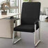Modern Simplicity Mesh Fabric Leather Sponge Latex Steel Square Desk Chair Backrest Armrest For Home Office
