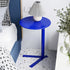 Contemporary Scandinavian Round V Base Iron End Table For Living Room