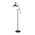 Industrial Bronze 1-Light Boom Arm Standing Floor Lamps