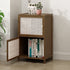 Contemporary Nordic Square Rectangular Nan Bamboo Fiberboard Storage Cabinet 2/3/4/5-Tier For Living Room