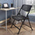 Modern Minimalist Iron Plastic Desk Chair Backrest Armless For Home Office