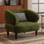 Contemporary Retro Corduroy Sponge Wood Sofa Backrest Armrest For Living Room