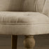 Traditional Rustic Fabric Sponge Sofa Backrest Armless For Living Room