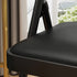 Modern Simplicity Steel Leather Desk Chair Backrest Armless For Home Office