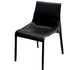 Modern Minimalist Carbon Steel Saddle Leather Desk Chair Backrest Armless For Home Office